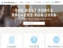 Tablet Screenshot of forexbrokers.com